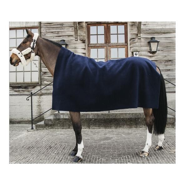 Fleecedecke Square Heavy 210x200cm - navy