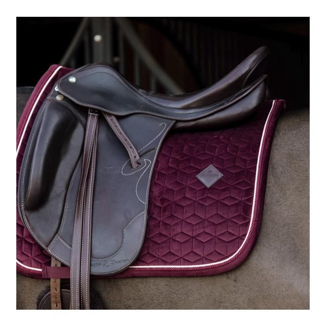 Schabracke Velvet Samt - bordeaux Schabracke Velvet Samt - bordeaux