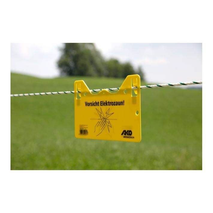 Warnschild – Vorsicht Elektrozaun! Warnschild – Vorsicht Elektrozaun!