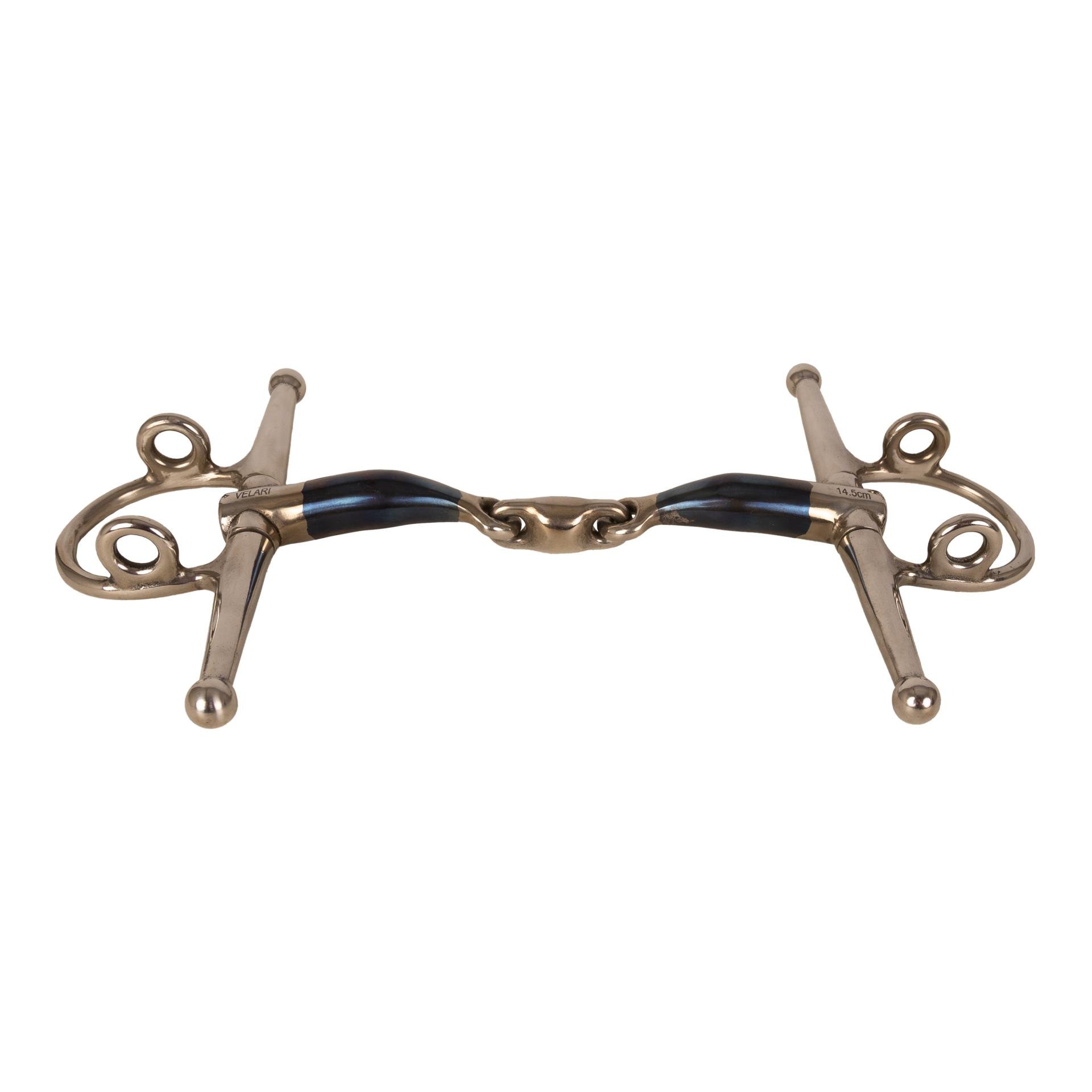 Doppelt Gebrochene Schenkelaufziehtrense Sweet Iron 16mm