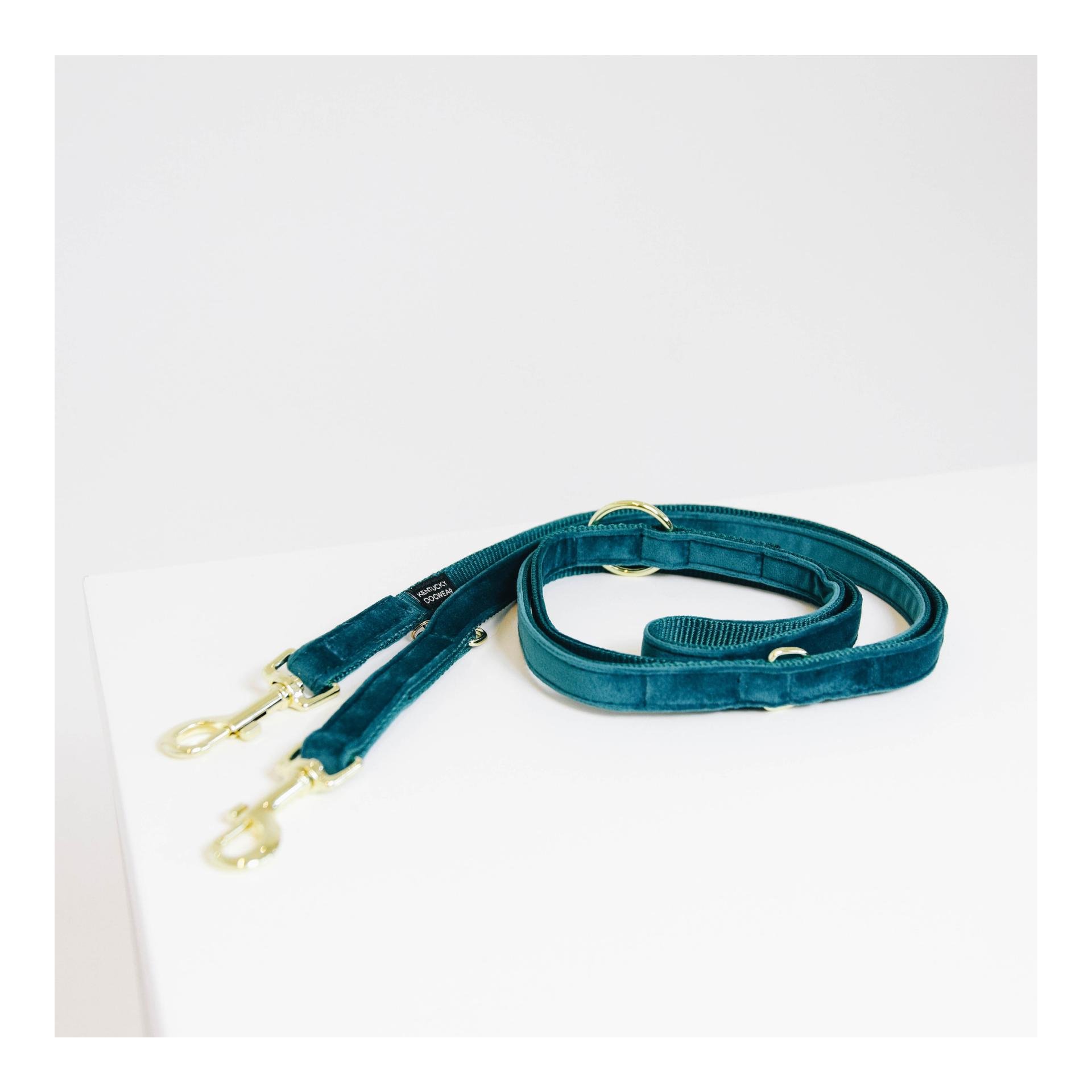Hundeleine Velvet - emerald Hundeleine Velvet - emerald