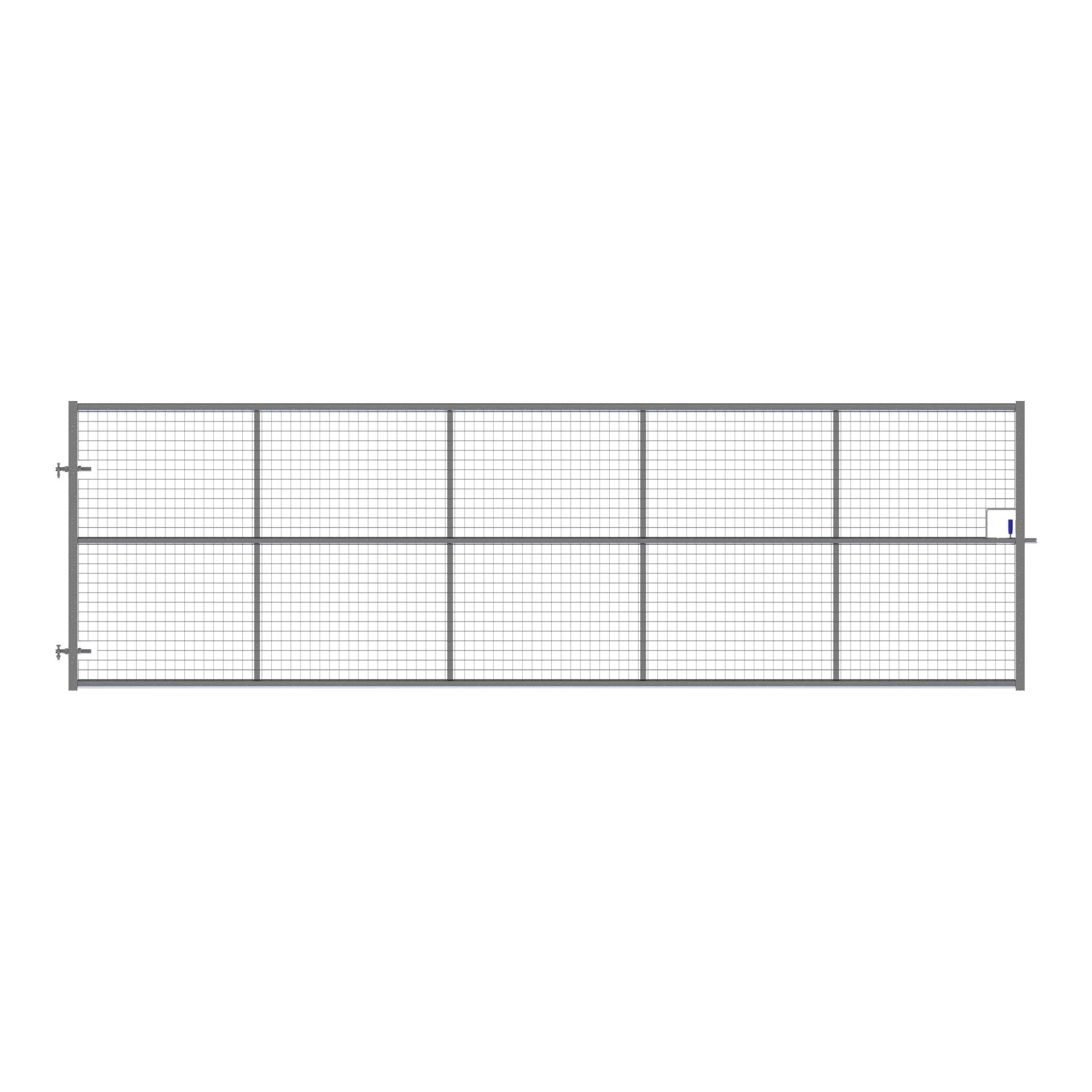 Weidezauntor - mit Gitter - Höhe 1.50 m