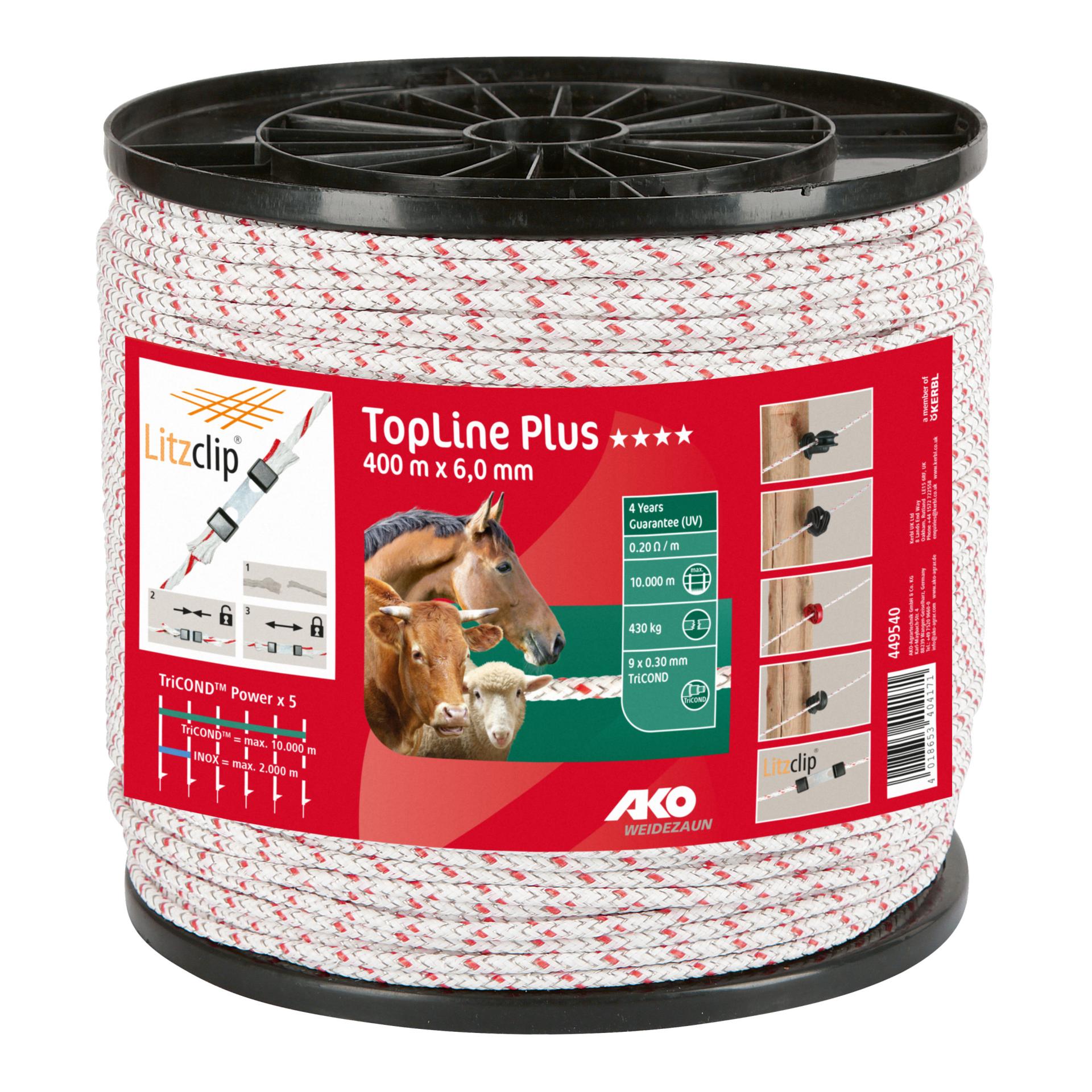 AKO Weidezaunseil TopLine Plus geflochten