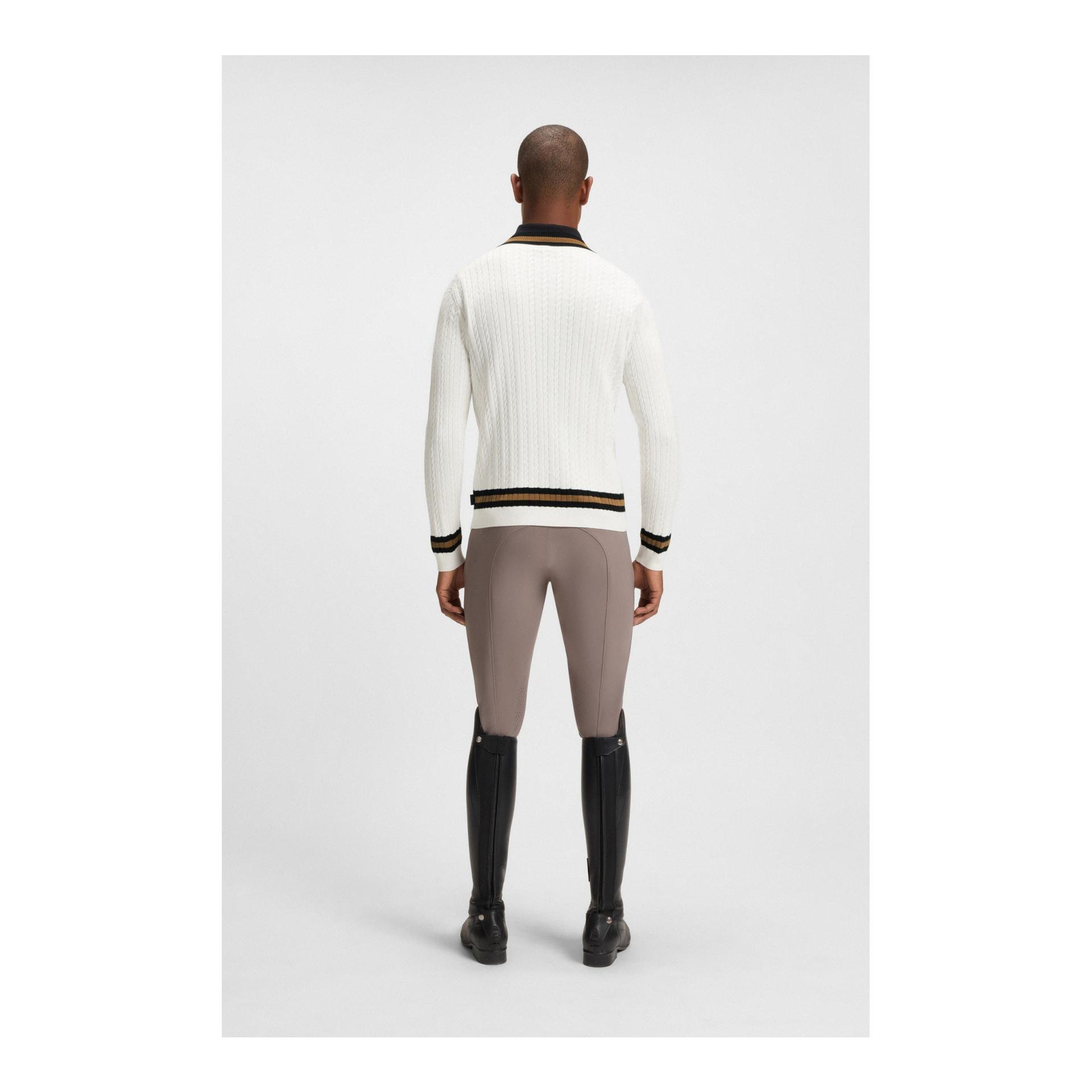 BOSS Equestrian Jan Pull en tricot Cable Hommes