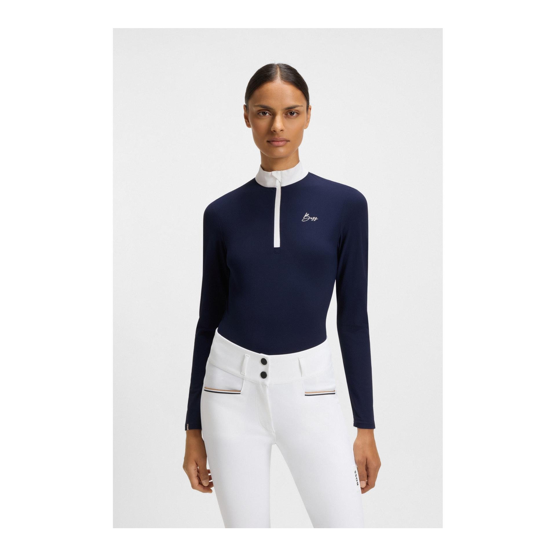 BOSS Equestrian Minou T-Shirt de compétition Texture Femme