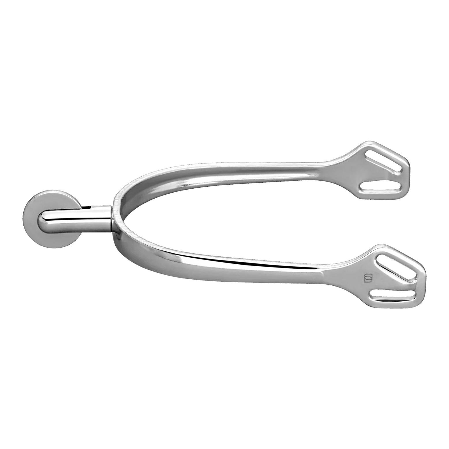 Sporen ULTRA fit - Edelstahl rostfrei, 30 mm abgerundet, mit grossem Rad