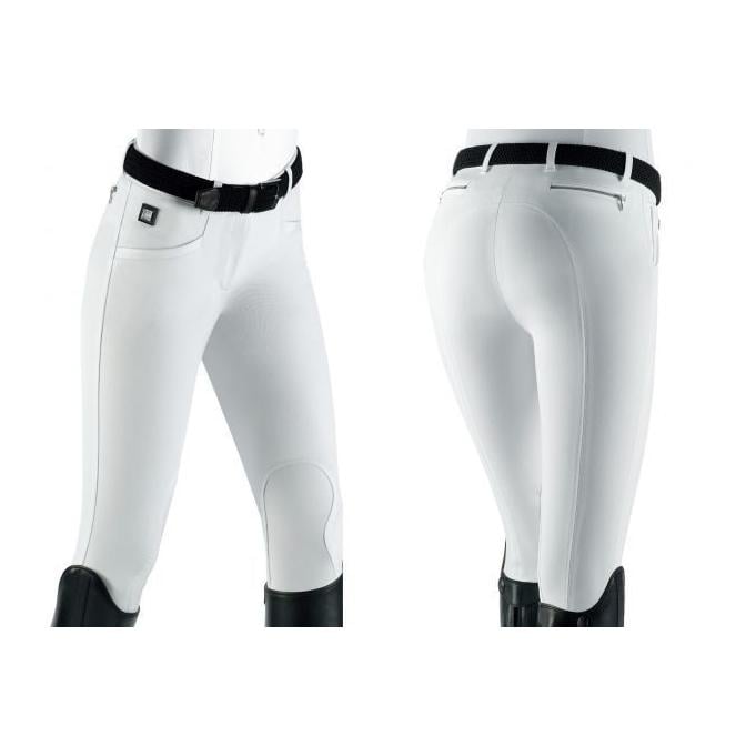 Reithose Kniebesatz Ash X-Grip Ash Damen - Blau