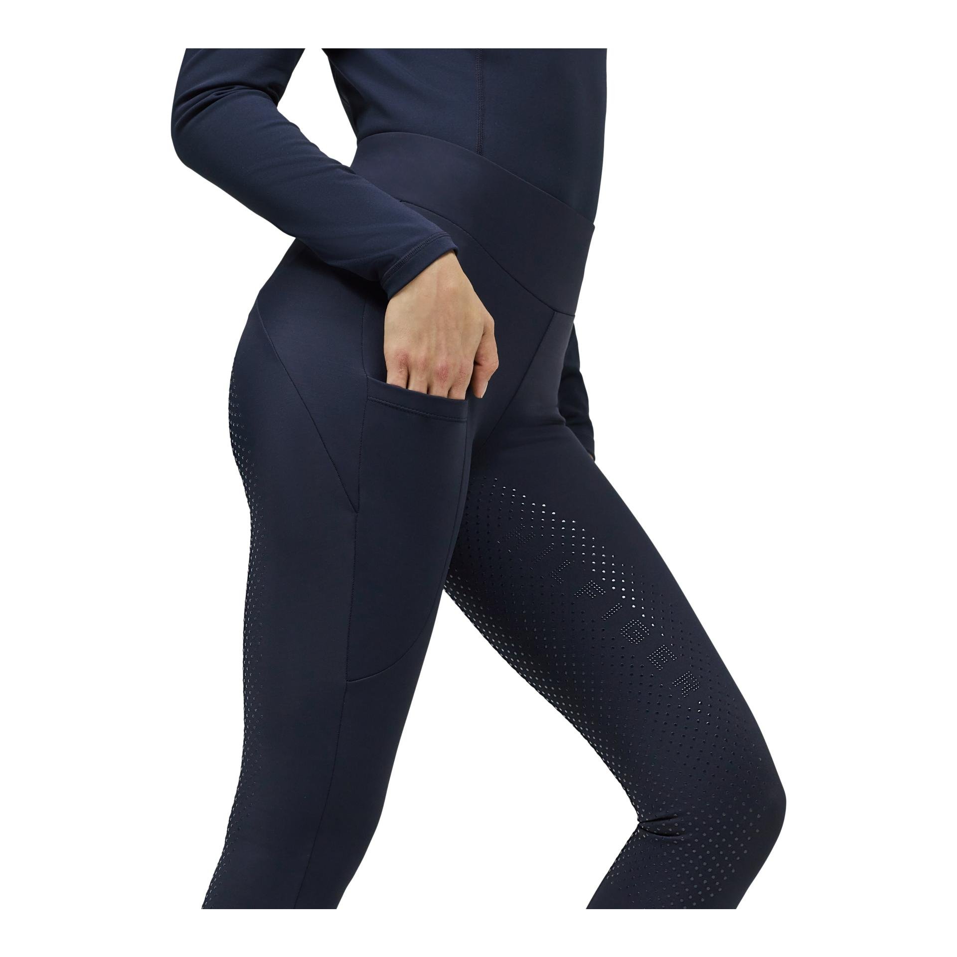 Reitleggings Elmira Winter Vollbesatz Strass Damen