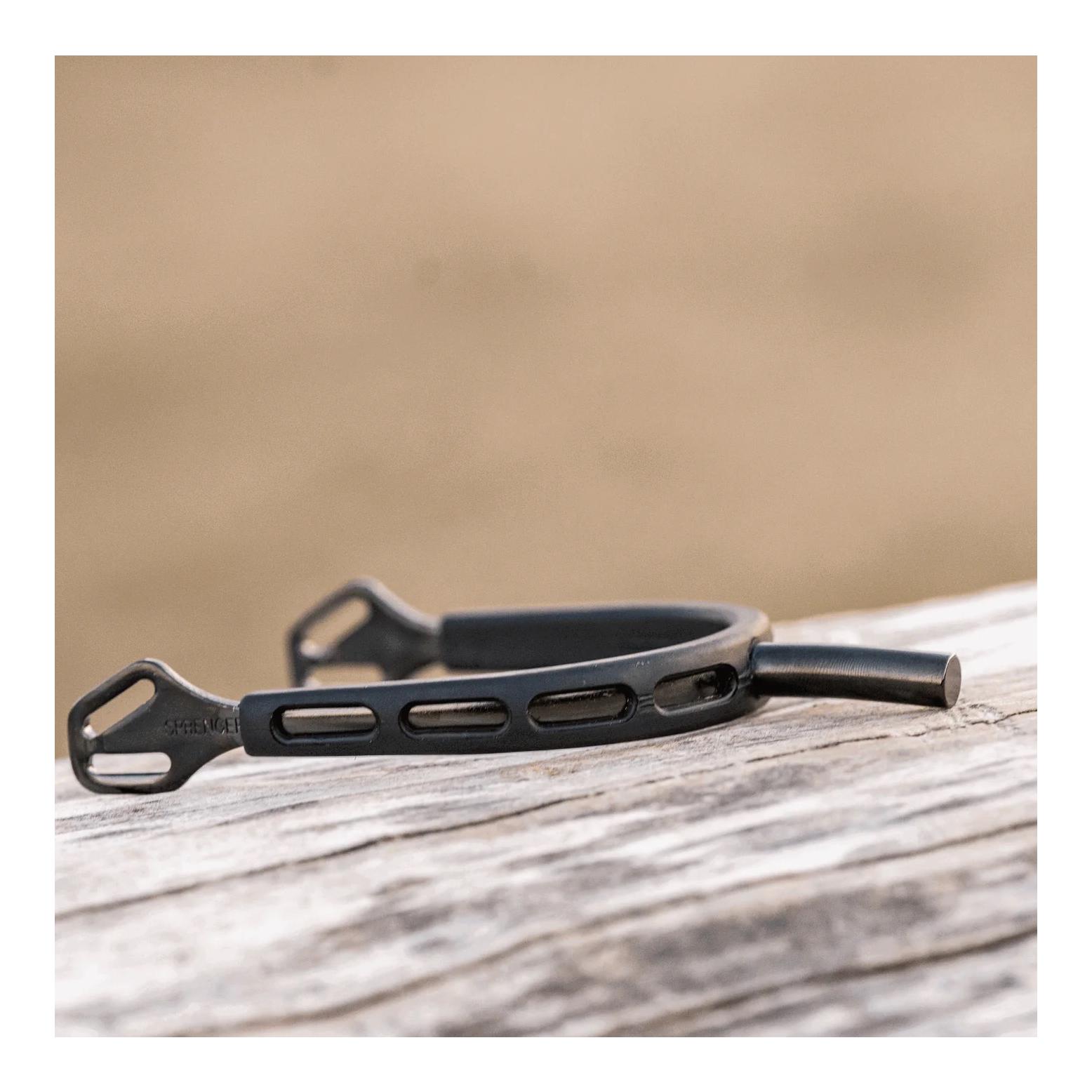 Sprenger Sporen ULTRA fit Extra Grip Sporen black Series, flaches Halsende 35 mm