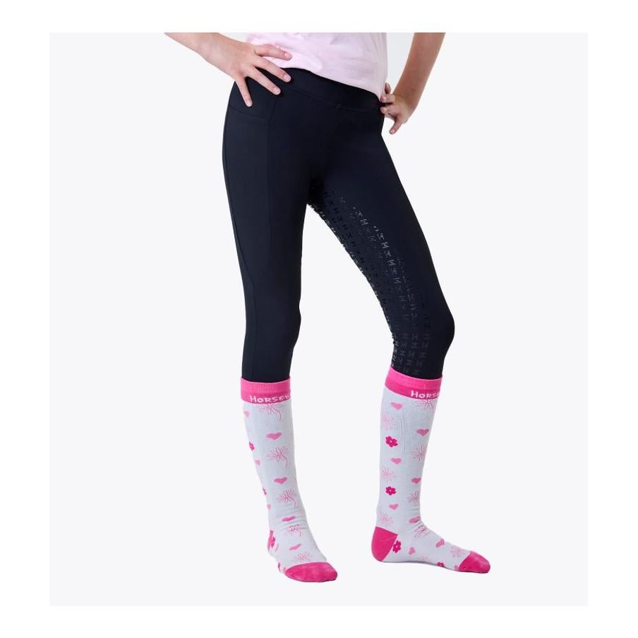 Kids Riding Tights - schwarz
