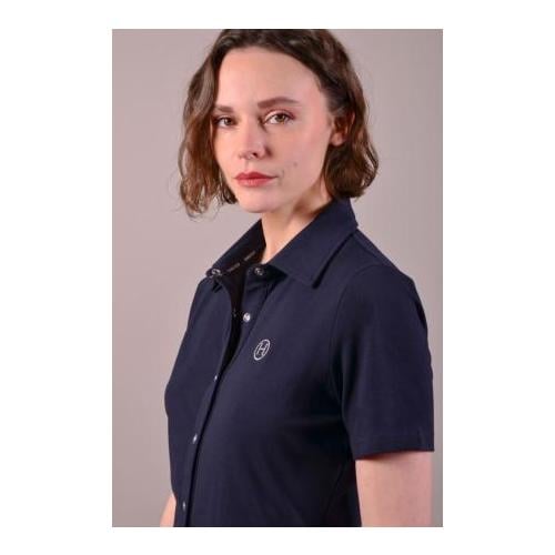 Robe d'été Dina pour femmes - bleu marine