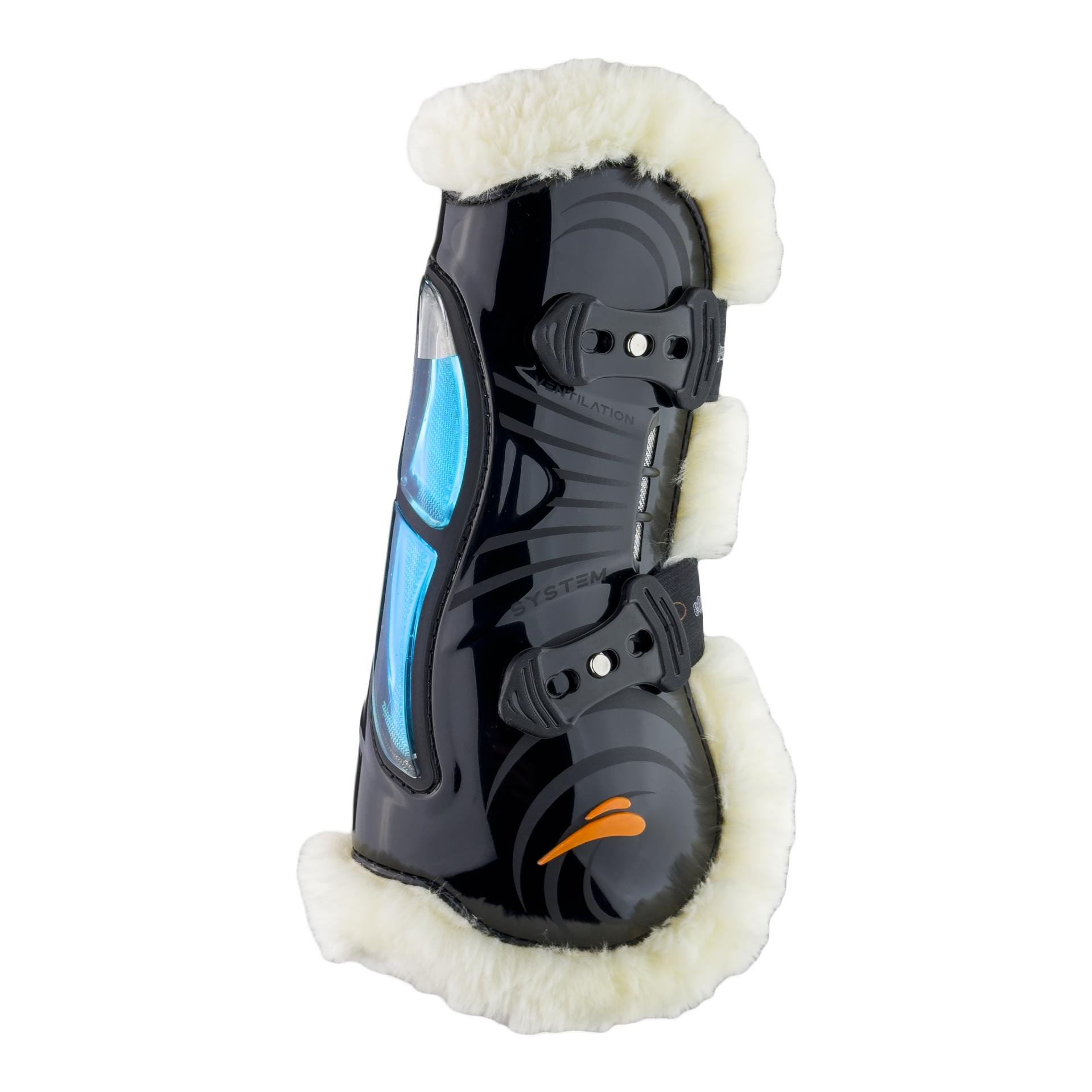 eQuick Guêtres eAIRSHOCK Fluffy (mouton) Couleur: Noir, Taille: L
