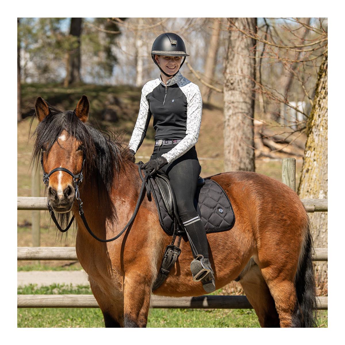 Reithose Ruffles & Glitzer Vollbesatz Damen