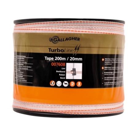 Gallagher TurboLine Breitband - Weiss/Orange -