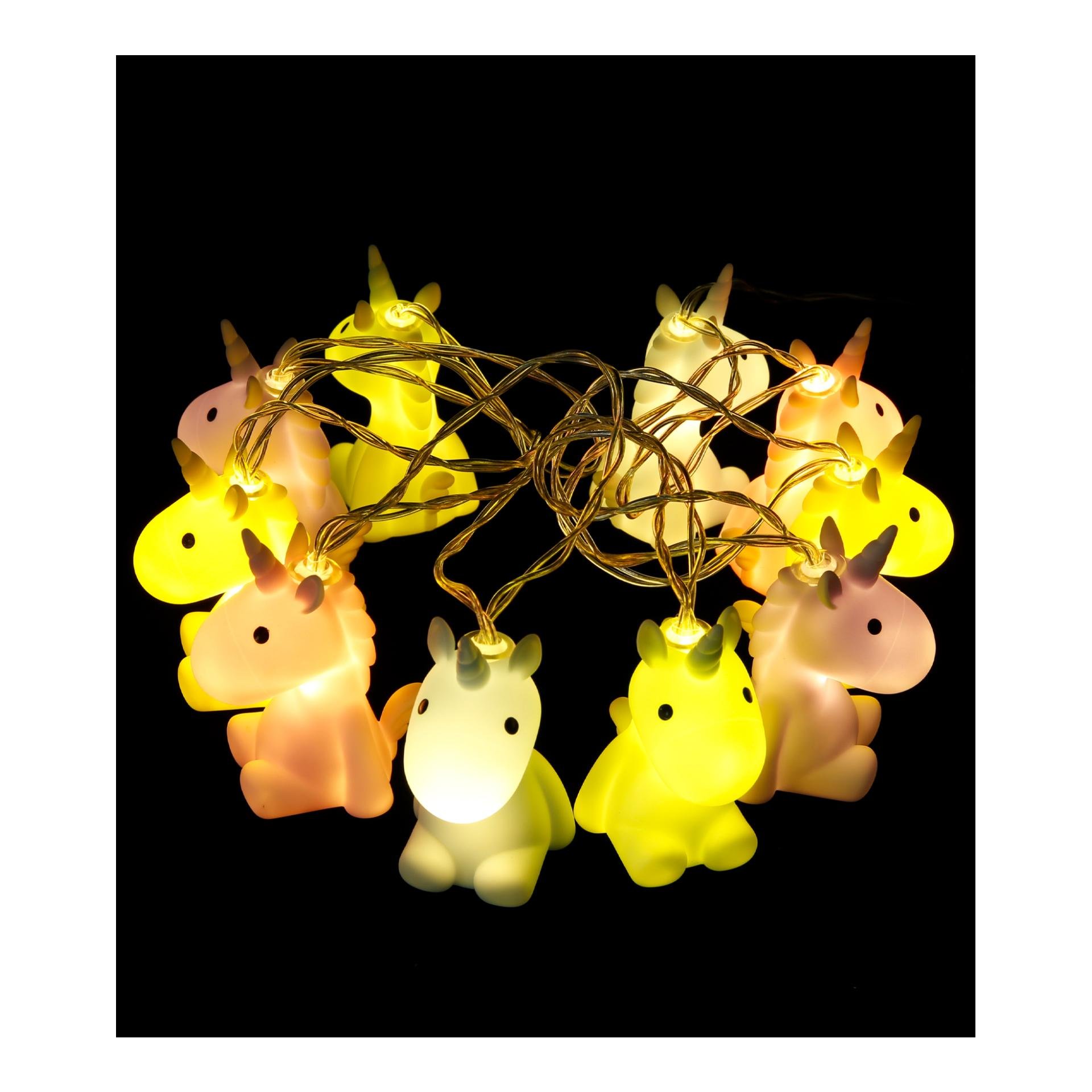Lichterkette Einhörner
