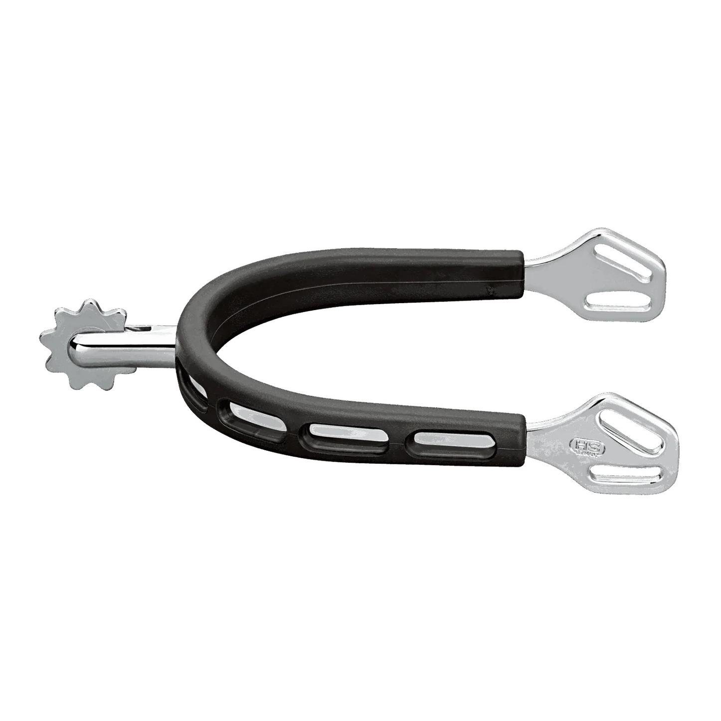 Sporen ULTRA fit Extra Grip - Edelstahl rostfrei, 30 mm abgerundet mit Sonnenrad