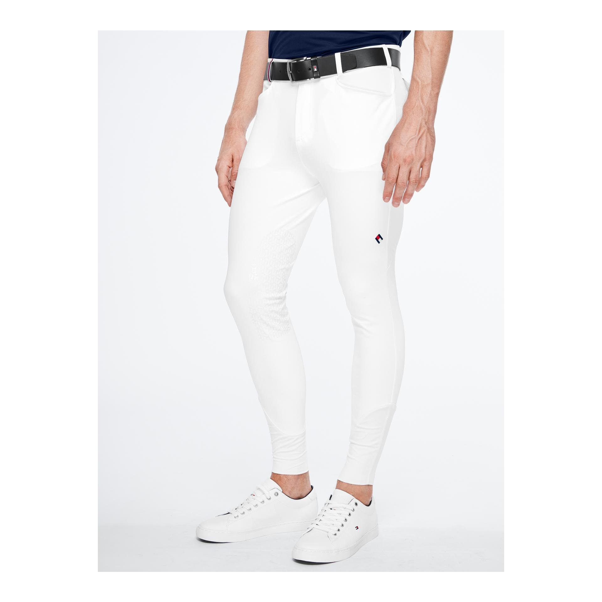 Reithose Performance Kniegrip Herren - optic white