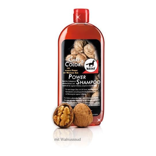 leovet Pflegeprodukt Power Shampoo Walnuss - Braun -