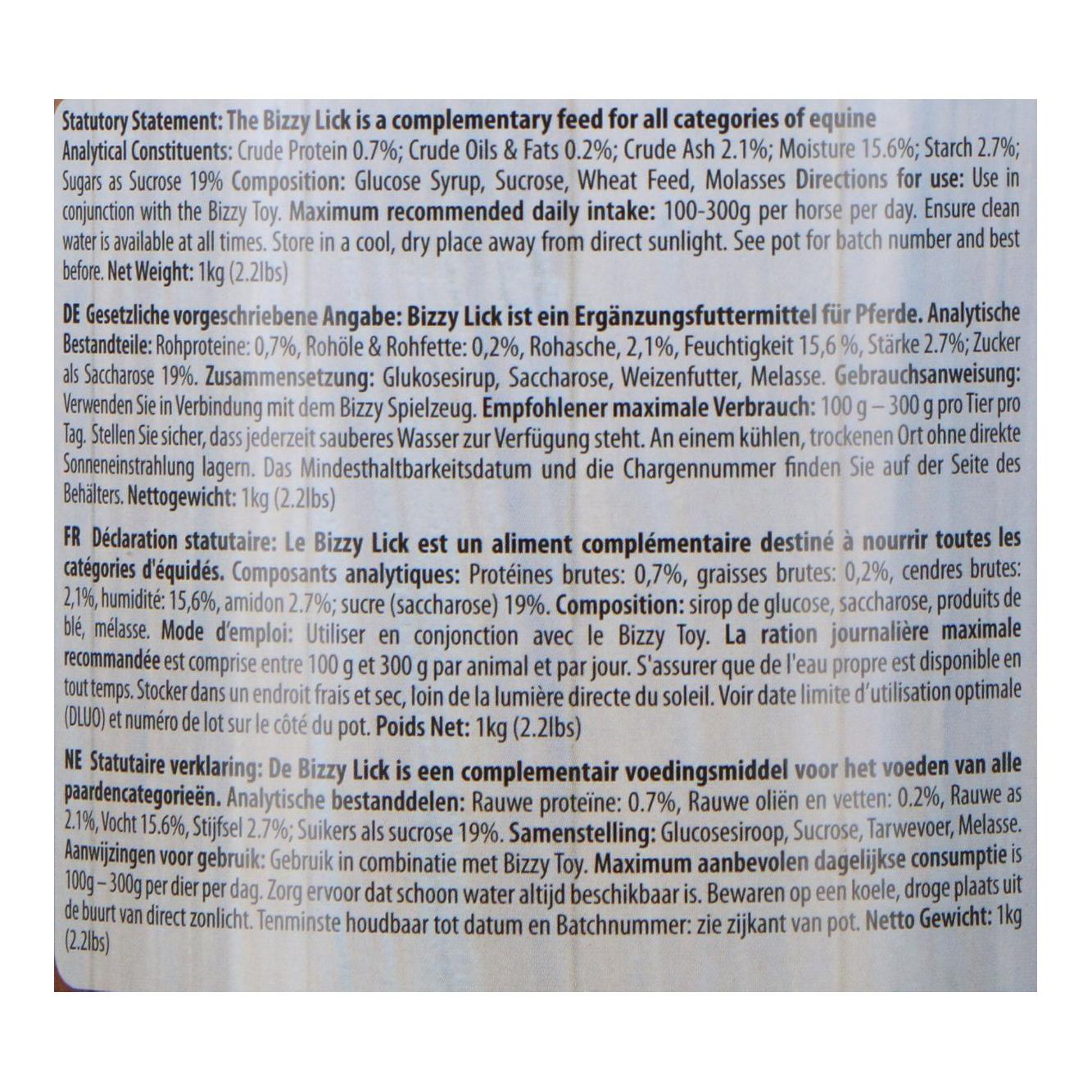 Bizzy Horse Leckstein - Apfel