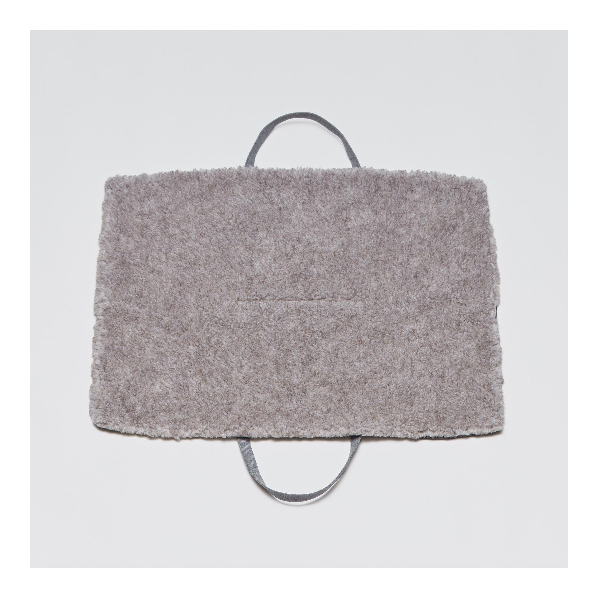 Hunde-Reisebett Tweed Taupe / Wolle - Polyester Hunde-Reisebett Tweed Taupe / Wolle - Polyester