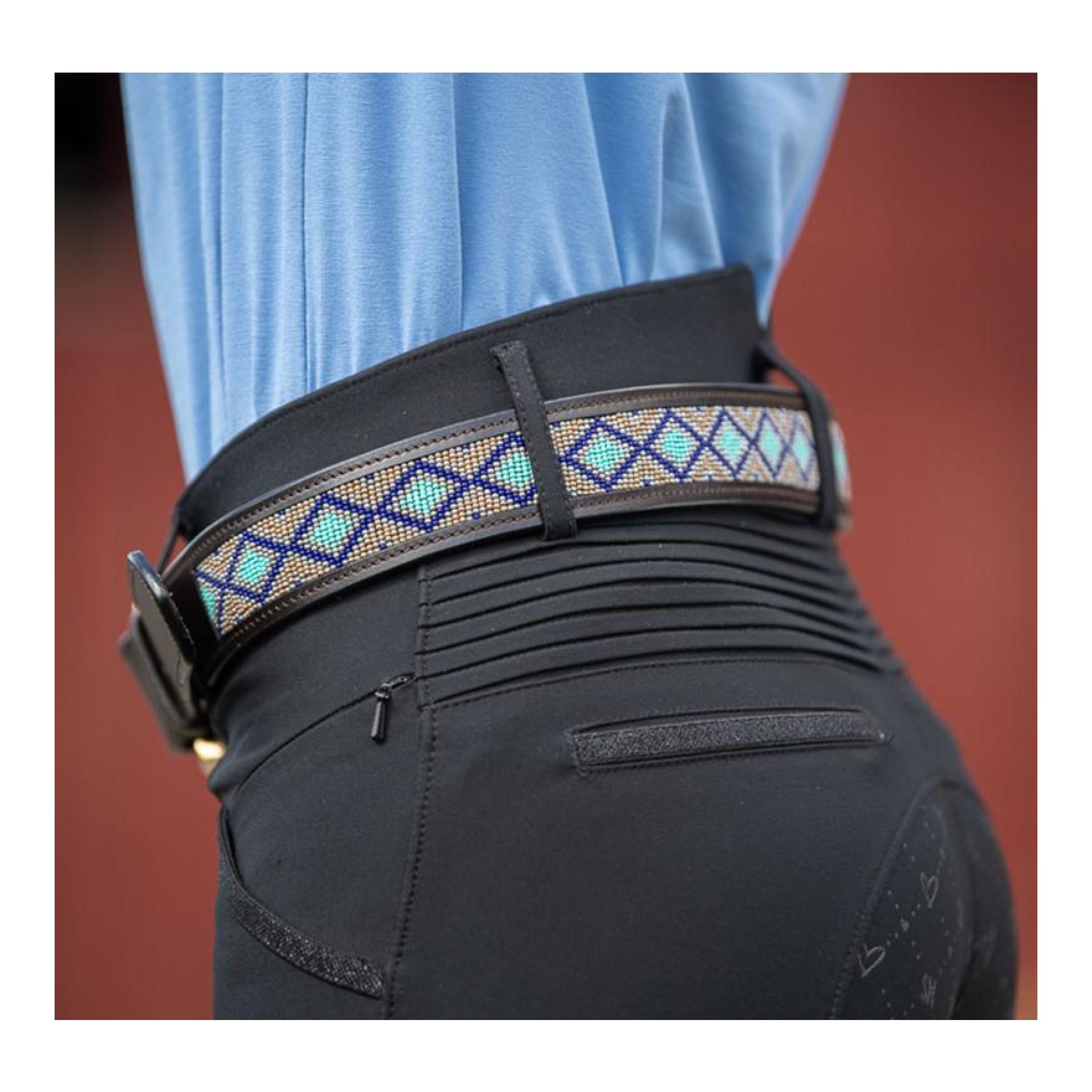 Ledergürtel Pearls Damen