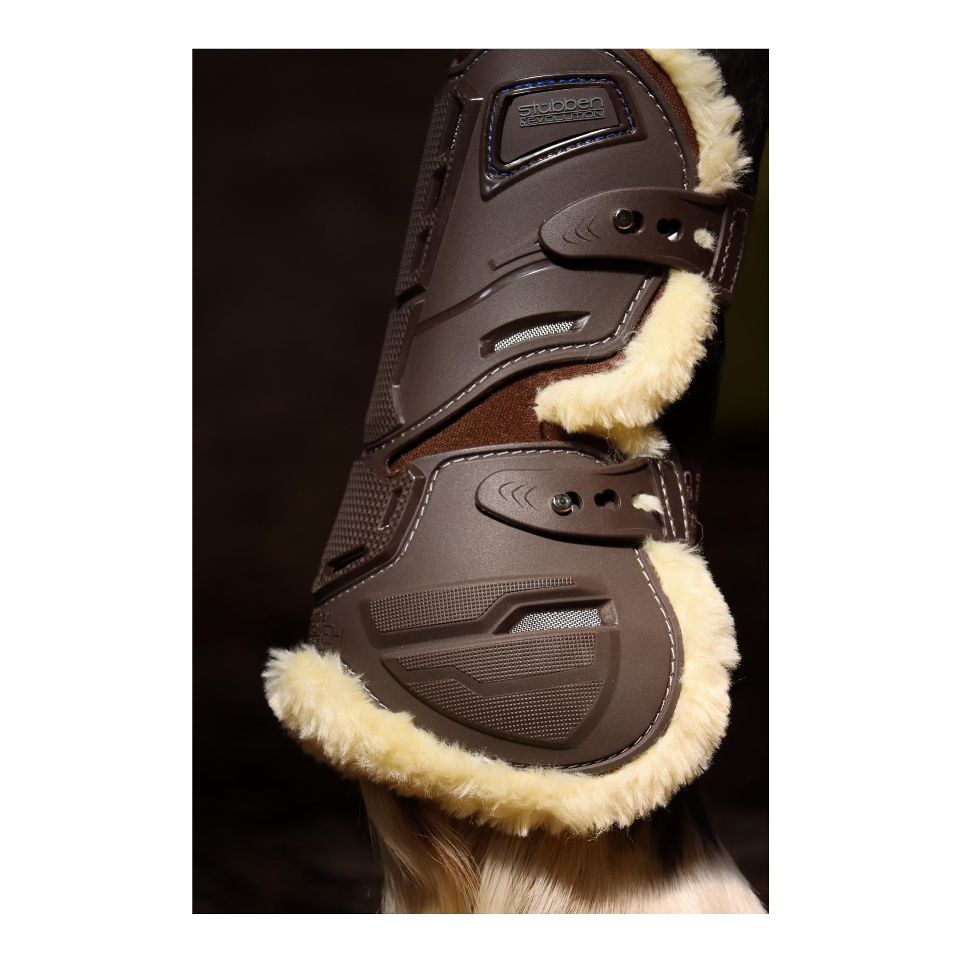 Stübben Gamaschen Hybrid Fleece - braun