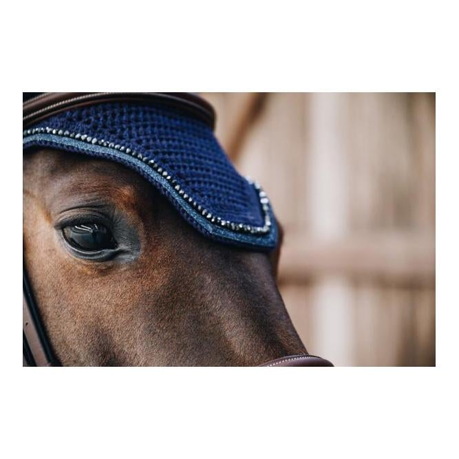 Ohrengarn Wellington glitter - navy