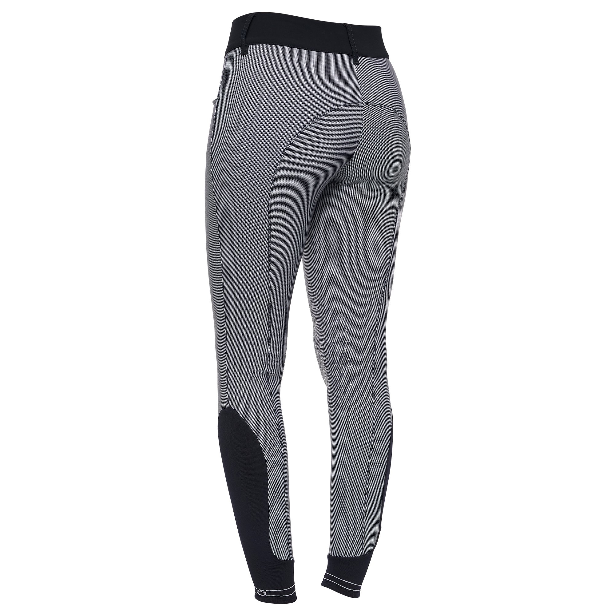 Pantalon d'équitation American avec grip au genou pour femmes - gris fantaisie