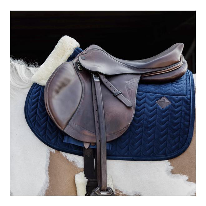 Schabracke Skin Friedly velvet - navy Schabracke Skin Friedly velvet - navy