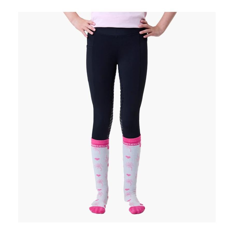 Kids Riding Tights - schwarz