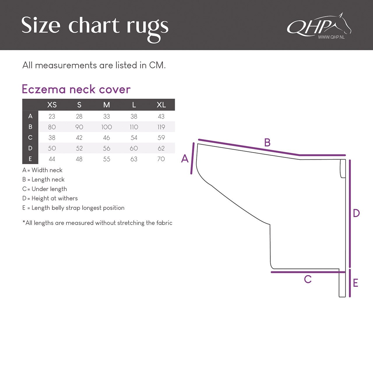 QHP Halsteil Ekzem - braun