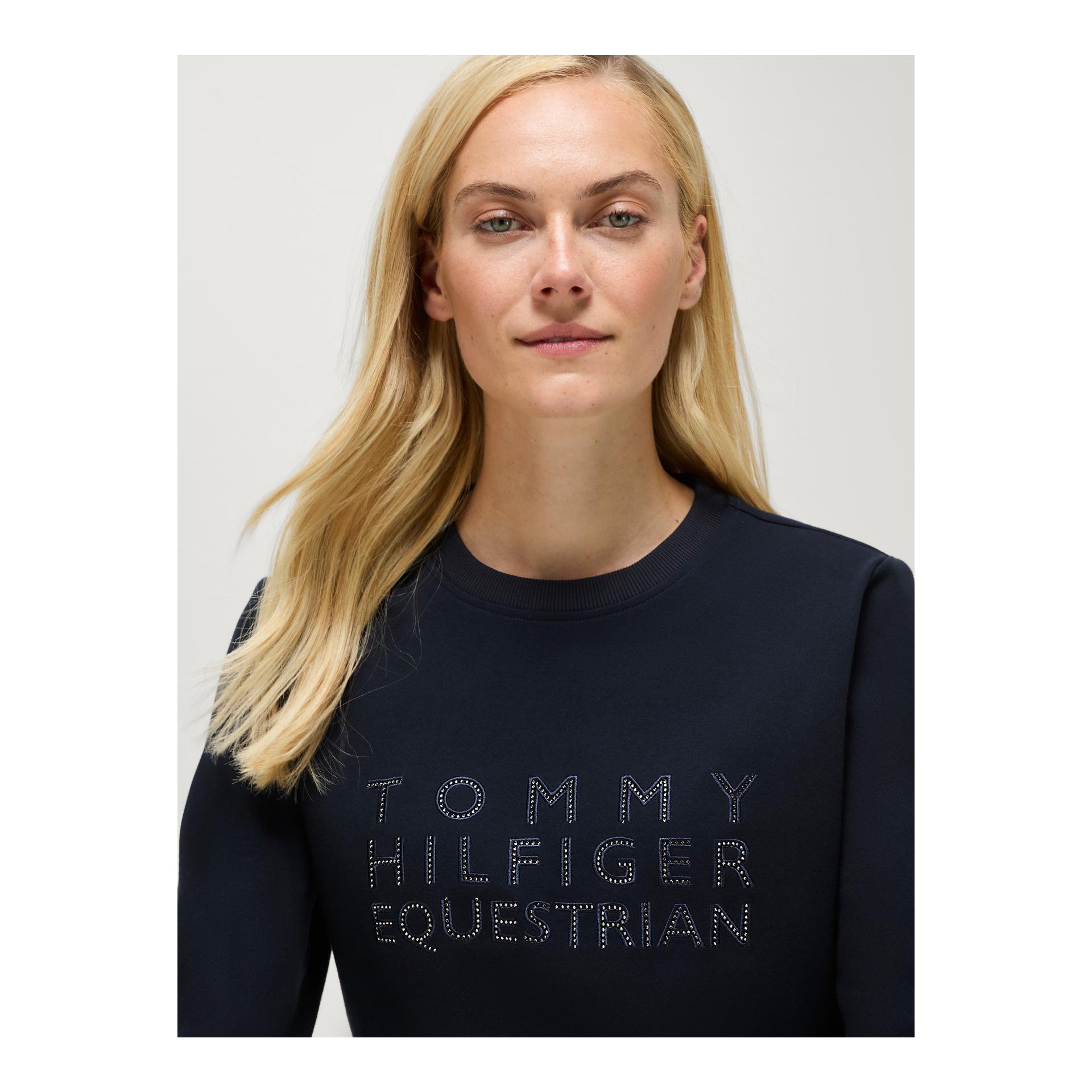 Tommy Hilfiger Equestrian Strass-Sweatshirt Belair Damen