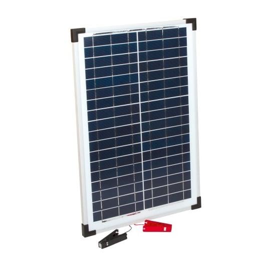 Solarmodul inkl. Halterung mit Croco-Anschluss Solarmodul inkl. Halterung mit Croco-Anschluss