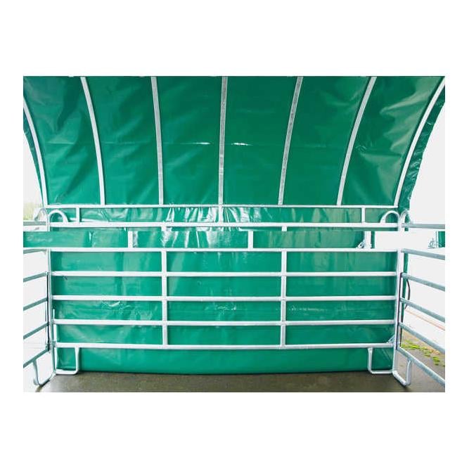 Mobiles Rundbogen Weidezelt 3.60 x 3.60 x 3.25 m