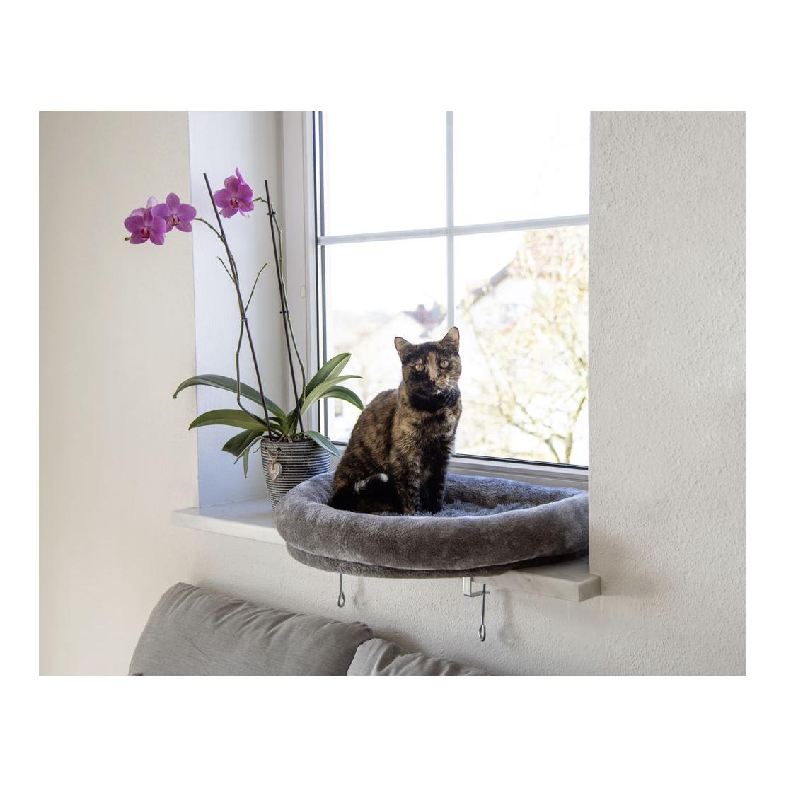Kerbl Pet Fensterliegebett - grau