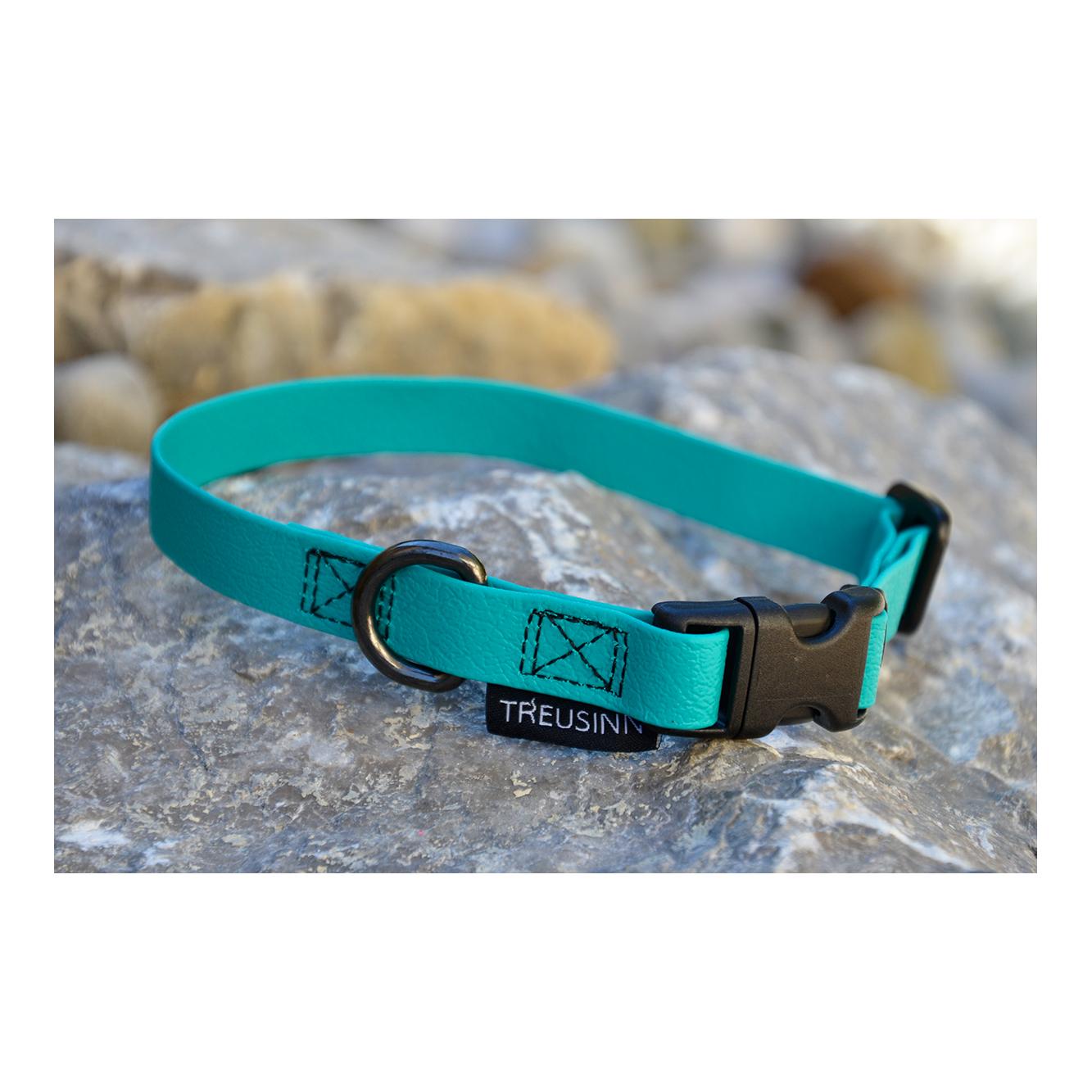Collier pour chien Biothane STAY - pétrole Collier pour chien Biothane STAY - pétrole