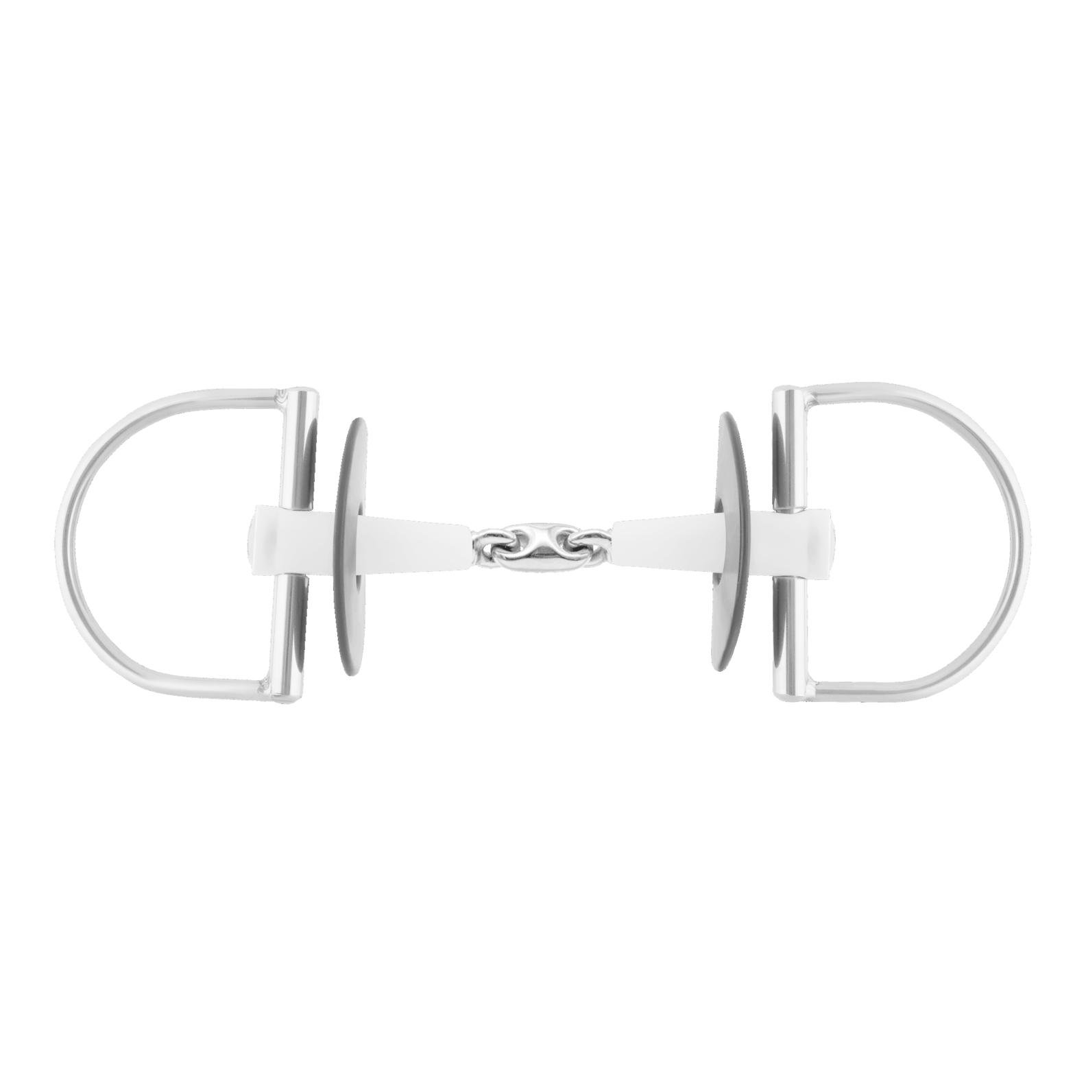 D-Ring Trense doppelt gebrochen, Ring 75mm D-Ring Trense doppelt gebrochen, Ring 75mm