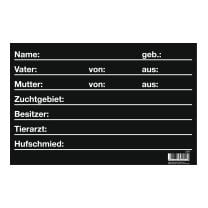 Stalltafel 30 x 20cm Stalltafel 30 x 20cm