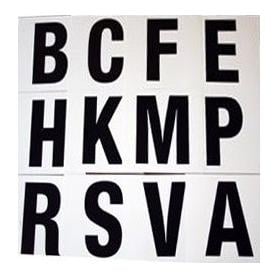 Aufkleber Buchstaben Dressurviereck