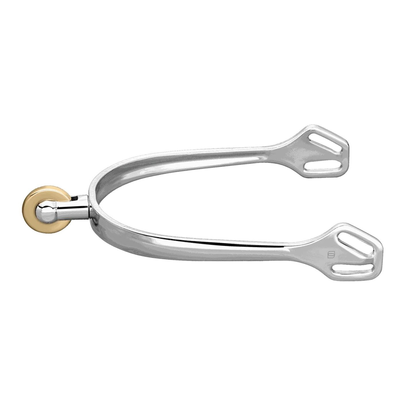 Sporen ULTRA fit Comfort Roller - Edelstahl rostfrei, 25 mm abgerundet, Roller vertikal