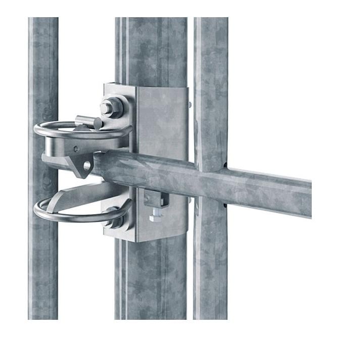 Support de serrure pour poteau de portail