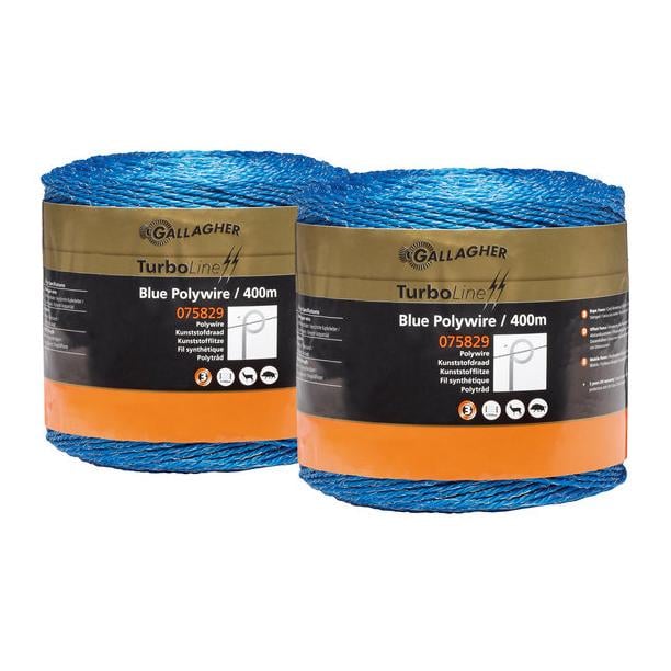 Gallagher Duopack TurboLine Litze Blau - Glacier-deepsea -