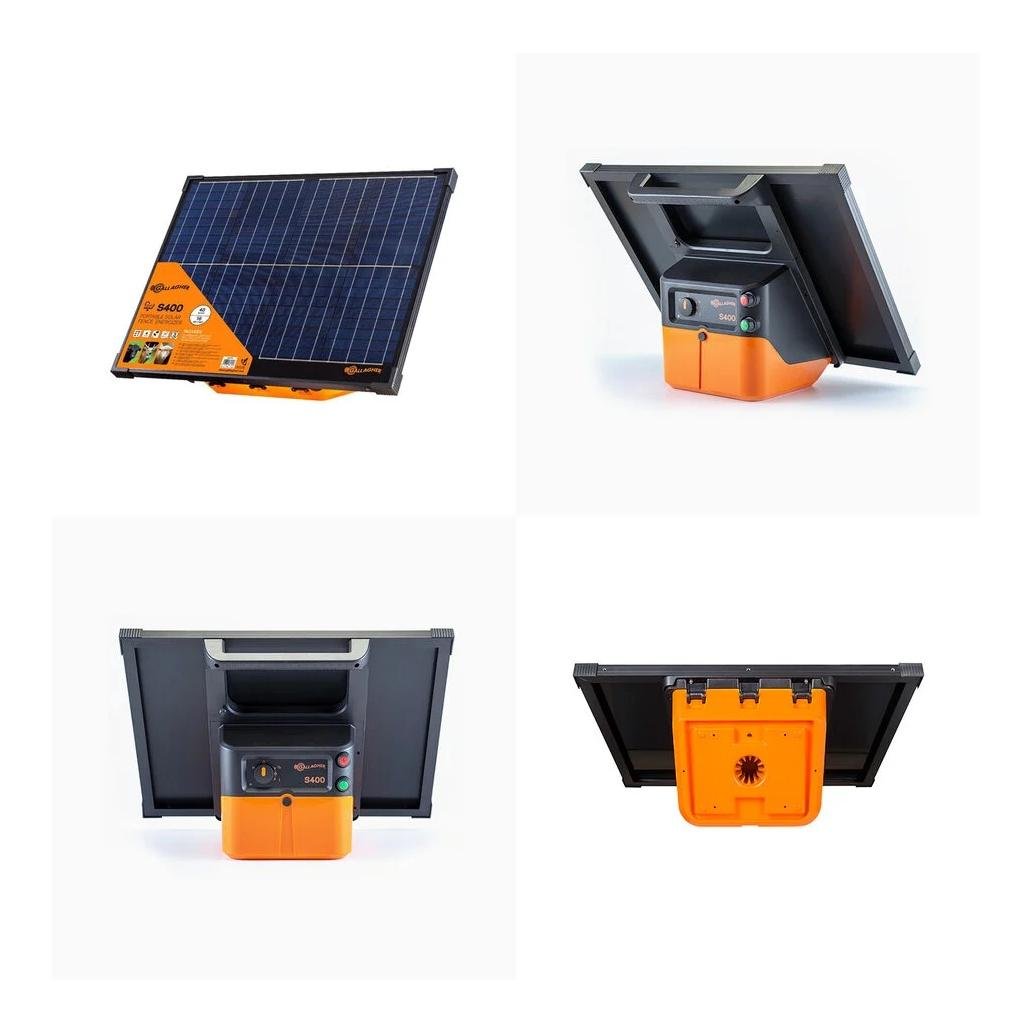 Électrificateur solaire S400 – avec 2 batteries