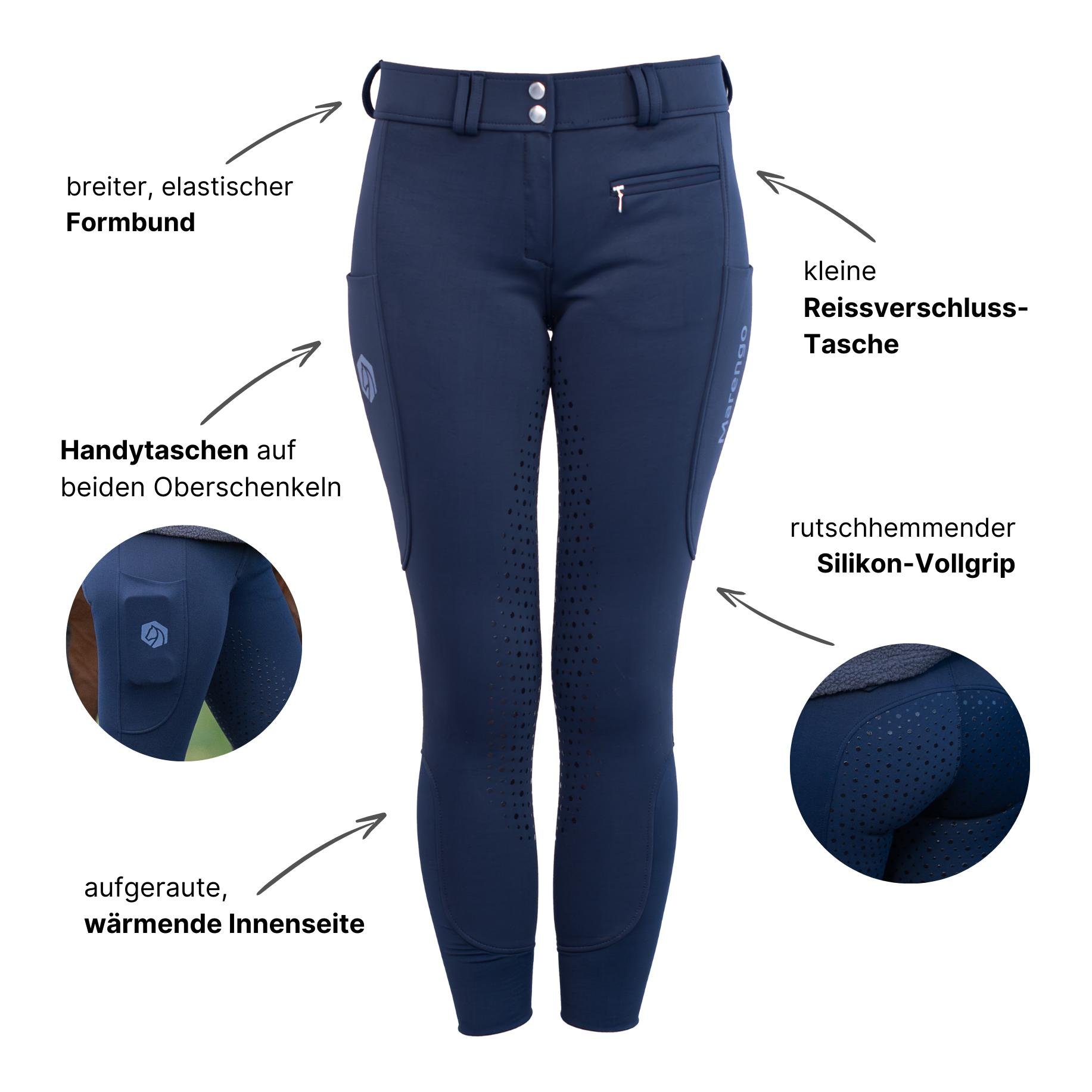 Thermo-Reithose Winter Fullgrip