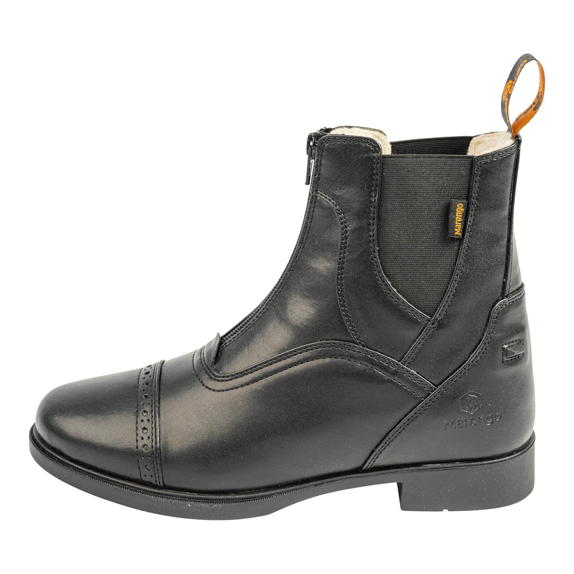 Reitstiefelette Frontzip Winter Kunstleder Reitstiefelette Frontzip Winter Kunstleder