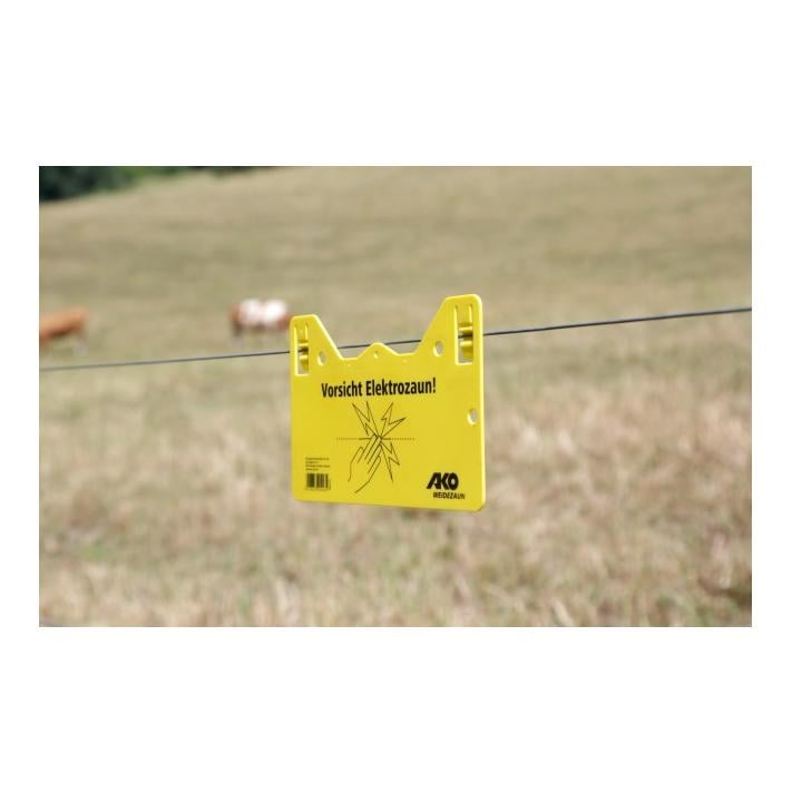 Warnschild – Vorsicht Elektrozaun! Warnschild – Vorsicht Elektrozaun!