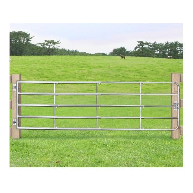 Portail de clôture en acier galvanisé