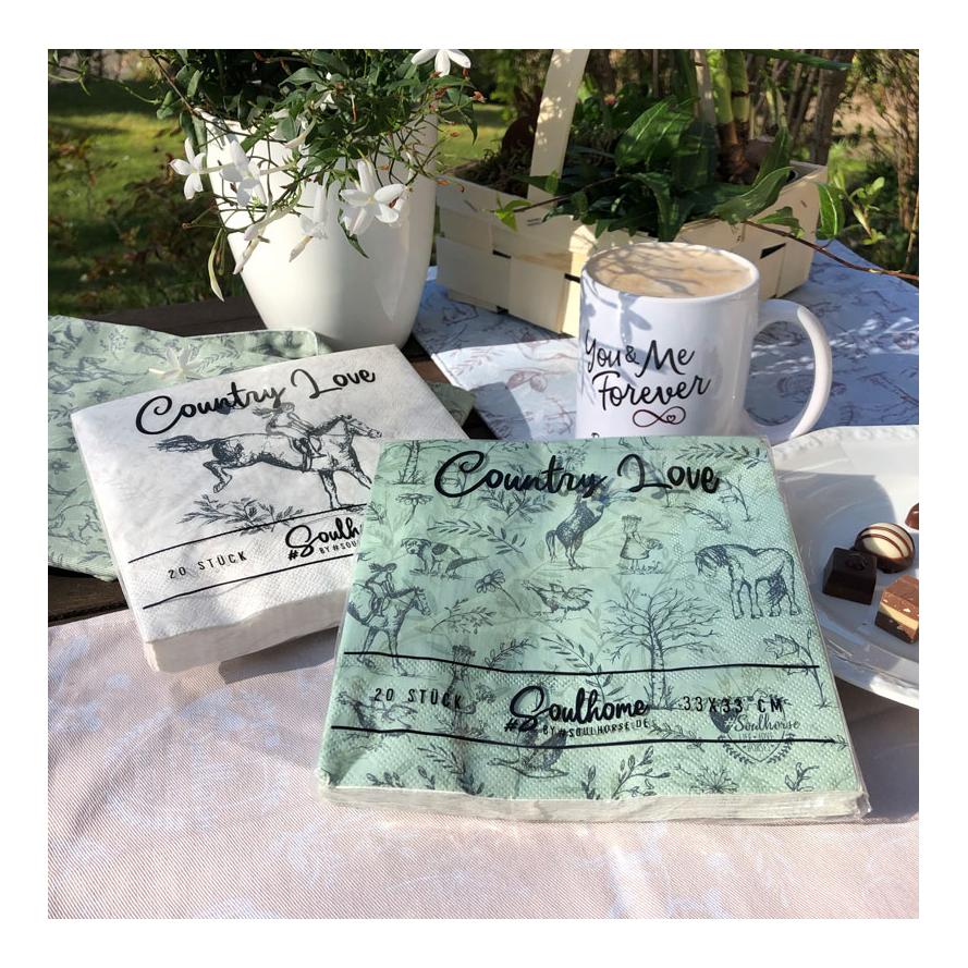 Serviettes « Country Love »