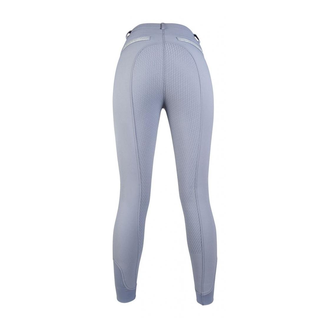 Reithose Mondiale EVA Vollbesatz Damen - grau