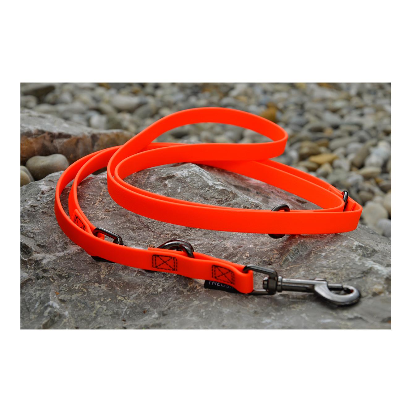 Treusinn. Laisse pour chien Biothane STAY réglable, 2m